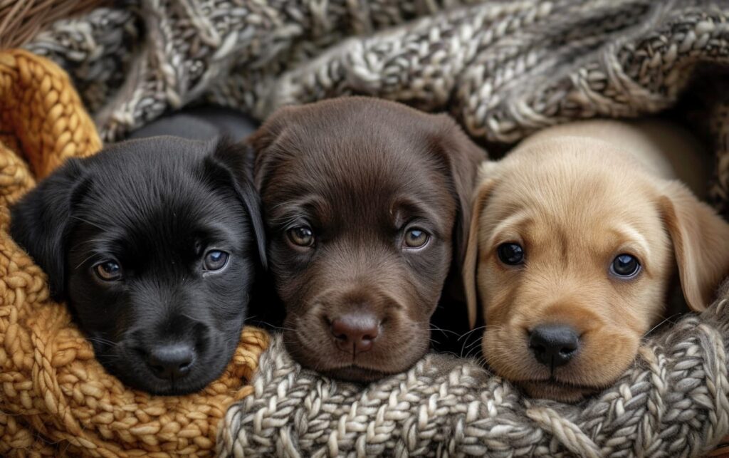 Diese süße Welpen warten auf ein Zuhause! Denken Sie an Ihre Checkliste zum Hundekauf und kaufen Sie Welpen erst dann, wenn Sie richtig vorbereitet sind.