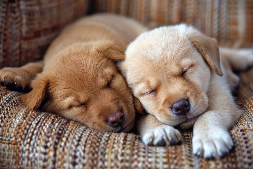 Welpen abgeben ist erst ab der 8. oder 12. Lebenswoche erlaubt.