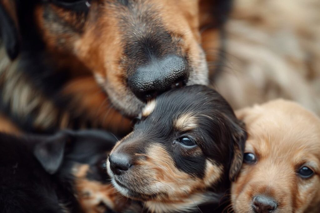 Das am häufigsten festgelegte Mindestalter für die Abgabe von Welpen ist 8 Wochen.
